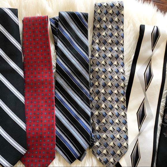 Bundle of 9 Men’s Silk/Polyester Ties - Picture 3 of 7